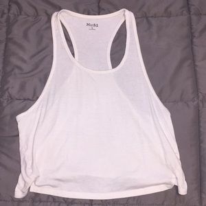 Simple White Crop Top